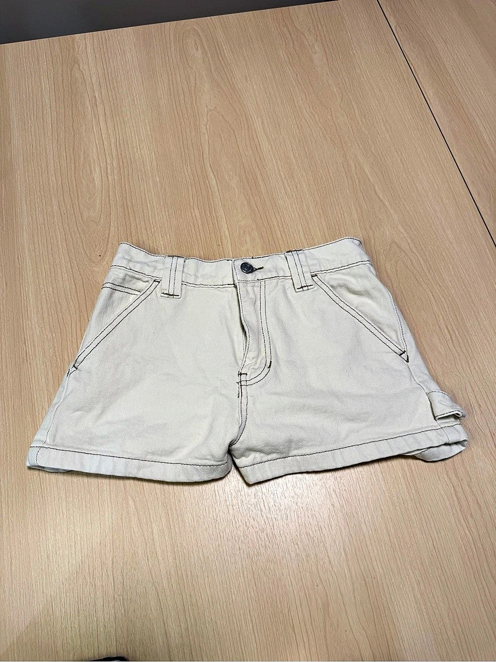 Pacsun High Waist Shorts in Cream Like New